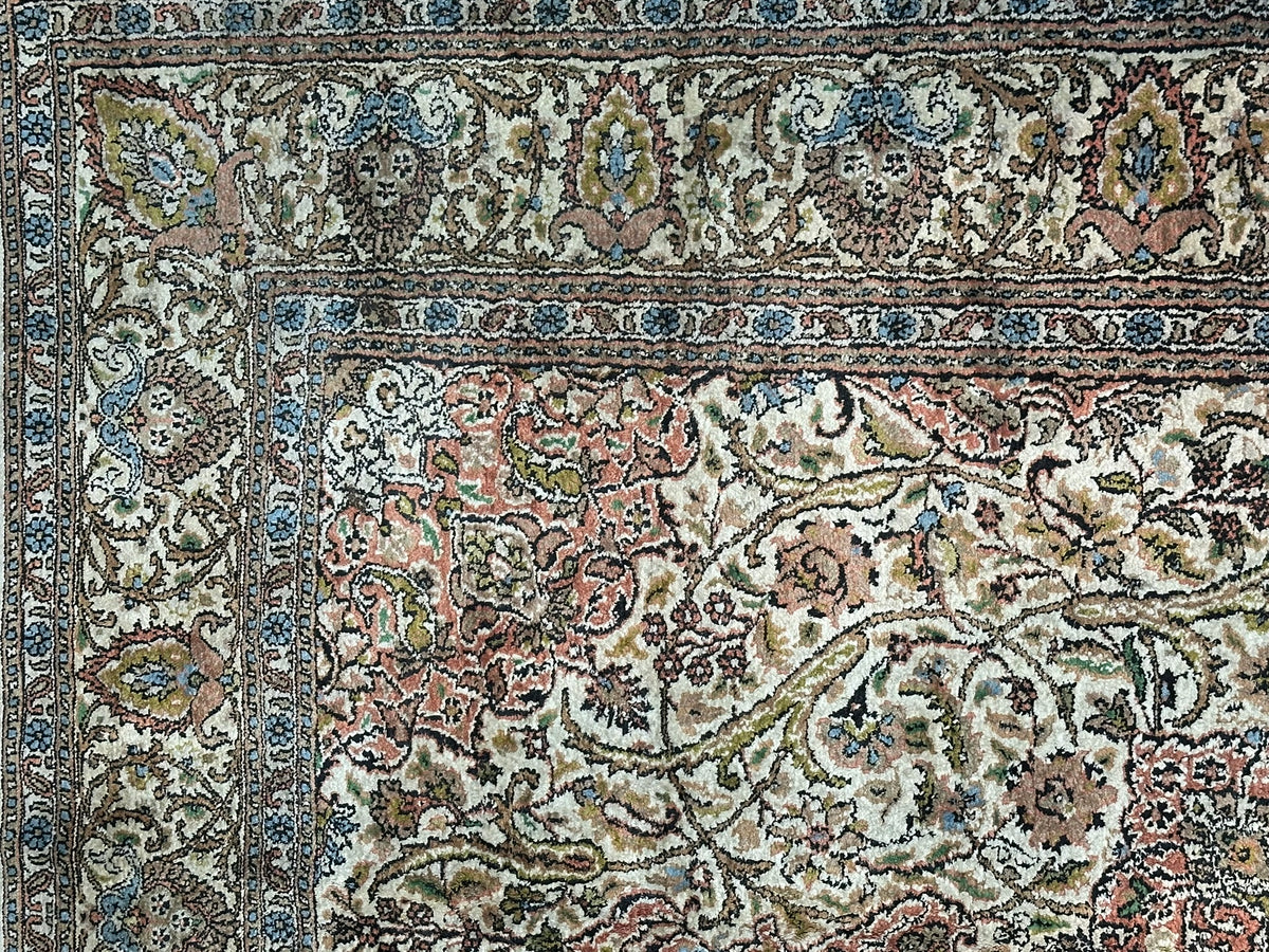 Orientteppich handgeknüpft Kaschmir Seide 190x125 cm