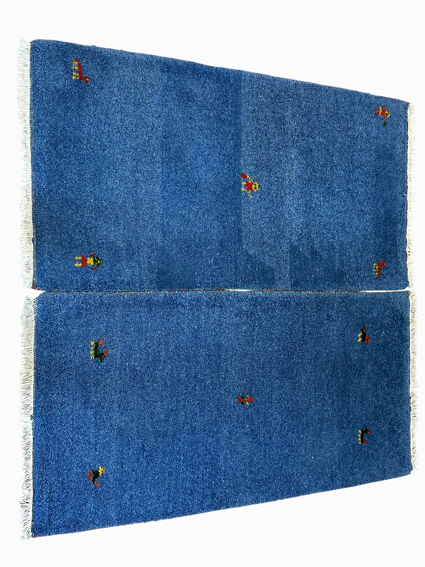 Orientteppich handgeknüpft Indian paar  Gabbeh 125x70 cm