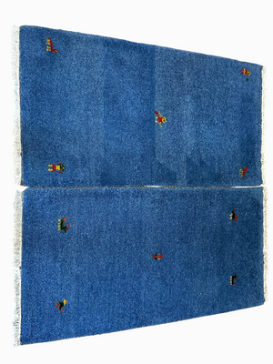 Orientteppich handgeknüpft Indian paar  Gabbeh 125x70 cm