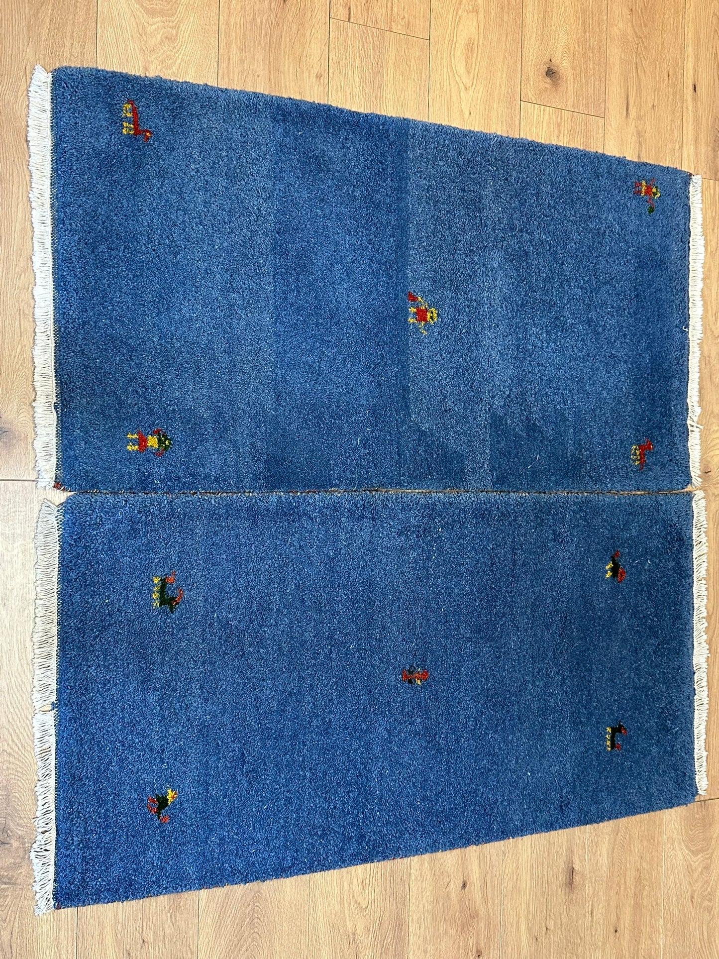 Orientteppich handgeknüpft Indian paar  Gabbeh 125x70 cm