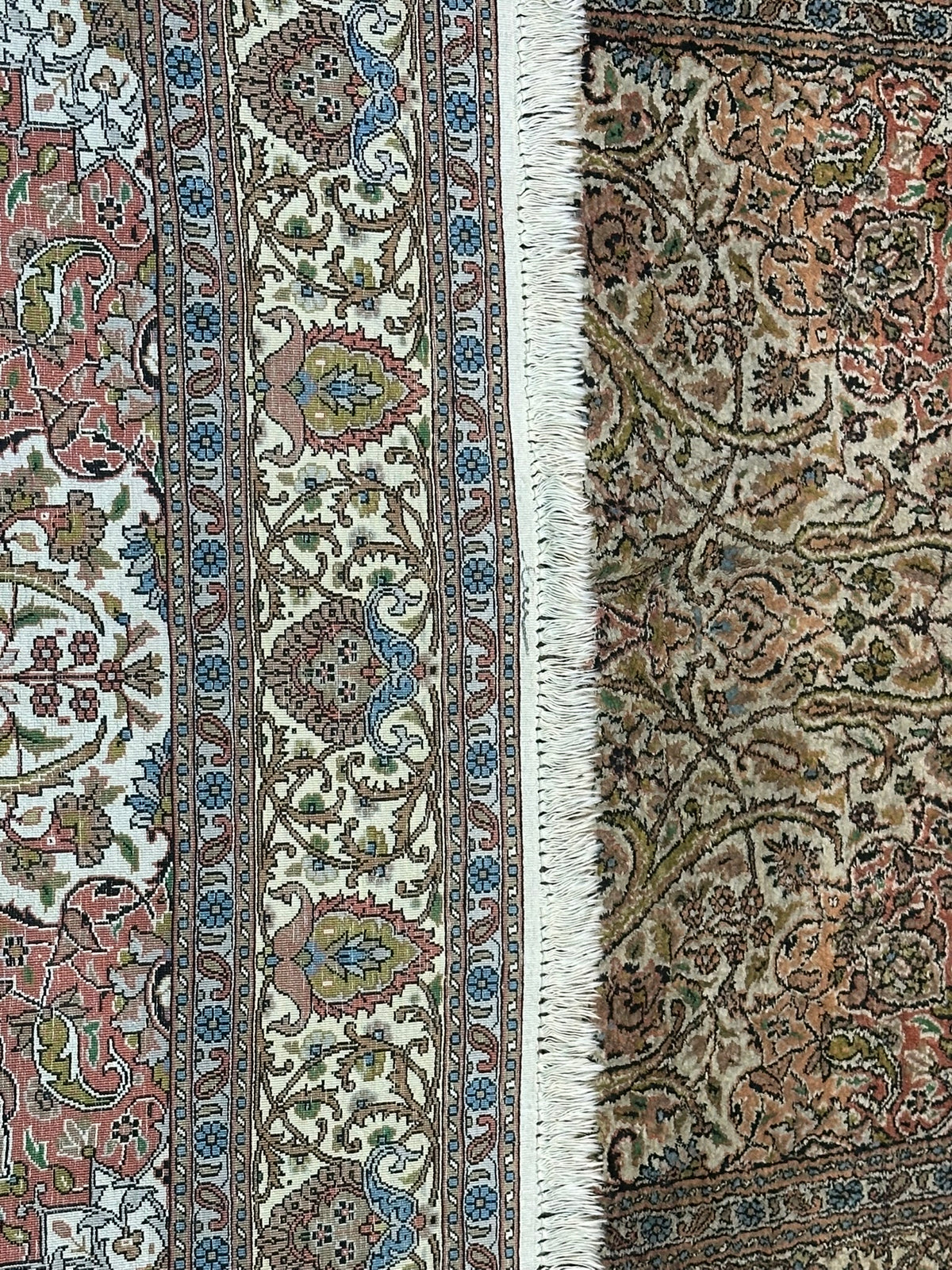 Orientteppich handgeknüpft Kaschmir Seide 190x125 cm