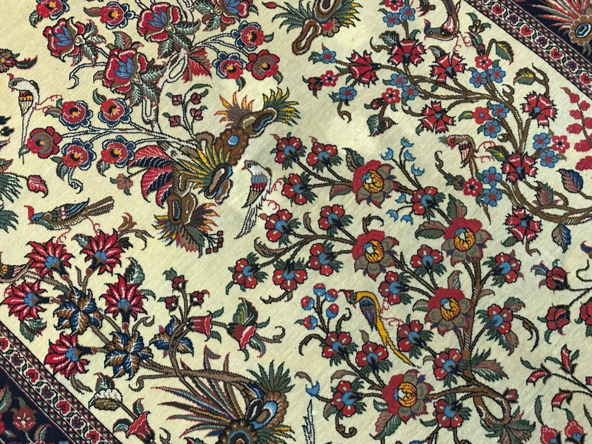 Orientteppich handgeknüpft Ghom Motiv 170x110 cm