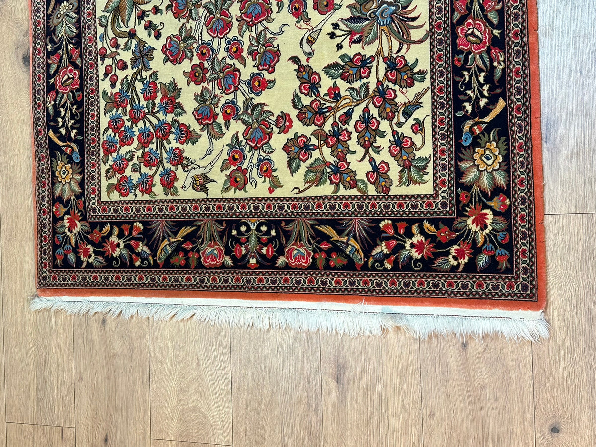 Orientteppich handgeknüpft Ghom Motiv 170x110 cm