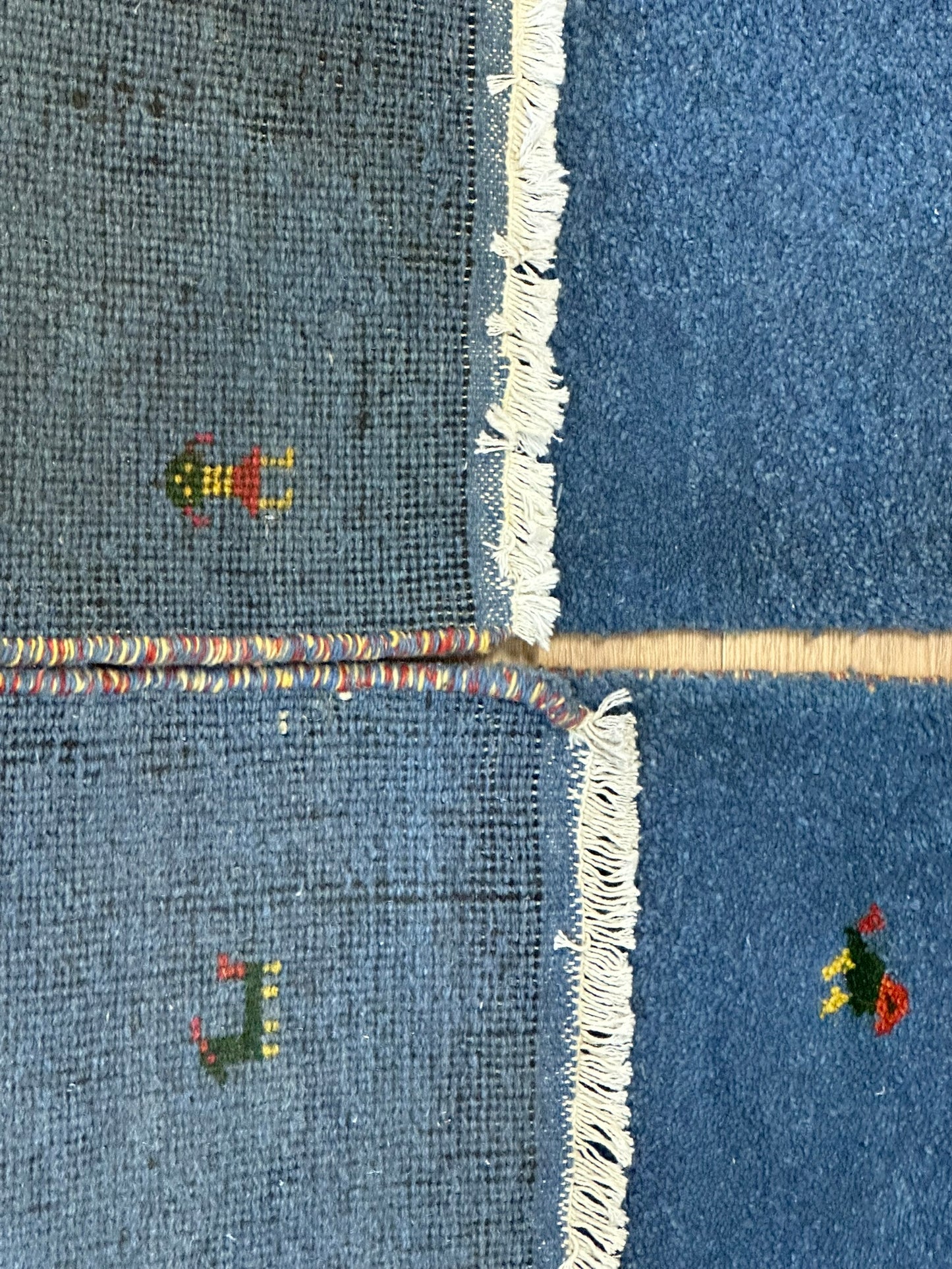 Orientteppich handgeknüpft Indian paar  Gabbeh 125x70 cm
