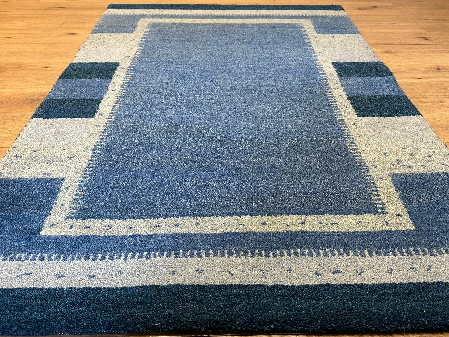 Orientteppich handgeknüpft Indian Gabbeh 185x125 cm
