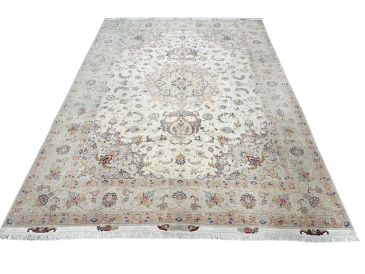 Orientteppich handgeknüpft Täbriz 355x255 cm