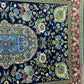 Handgeknüpfter Perser Orientteppich Ghom Medaillon 150x110 cm