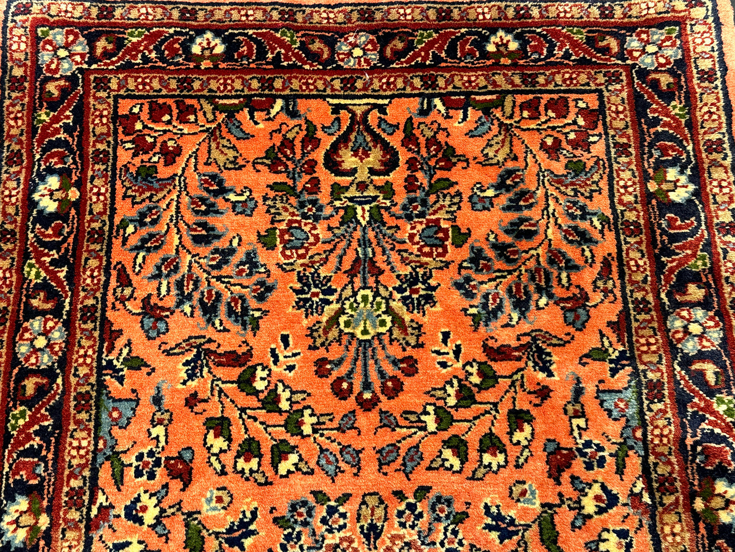Handgeknüpfter Perser Orientteppich Sarough Louvre 390x80cm
