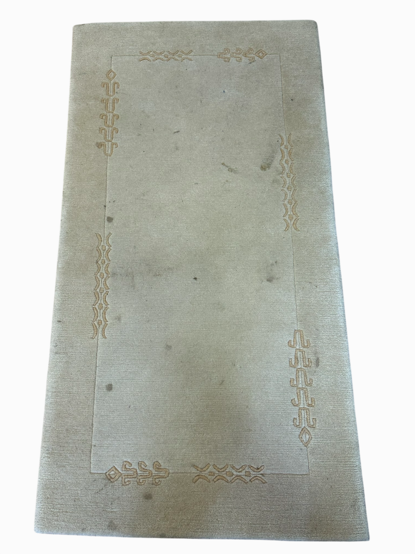 Orientteppich handgeknüpft Indian Gabbeh 140x70 cm