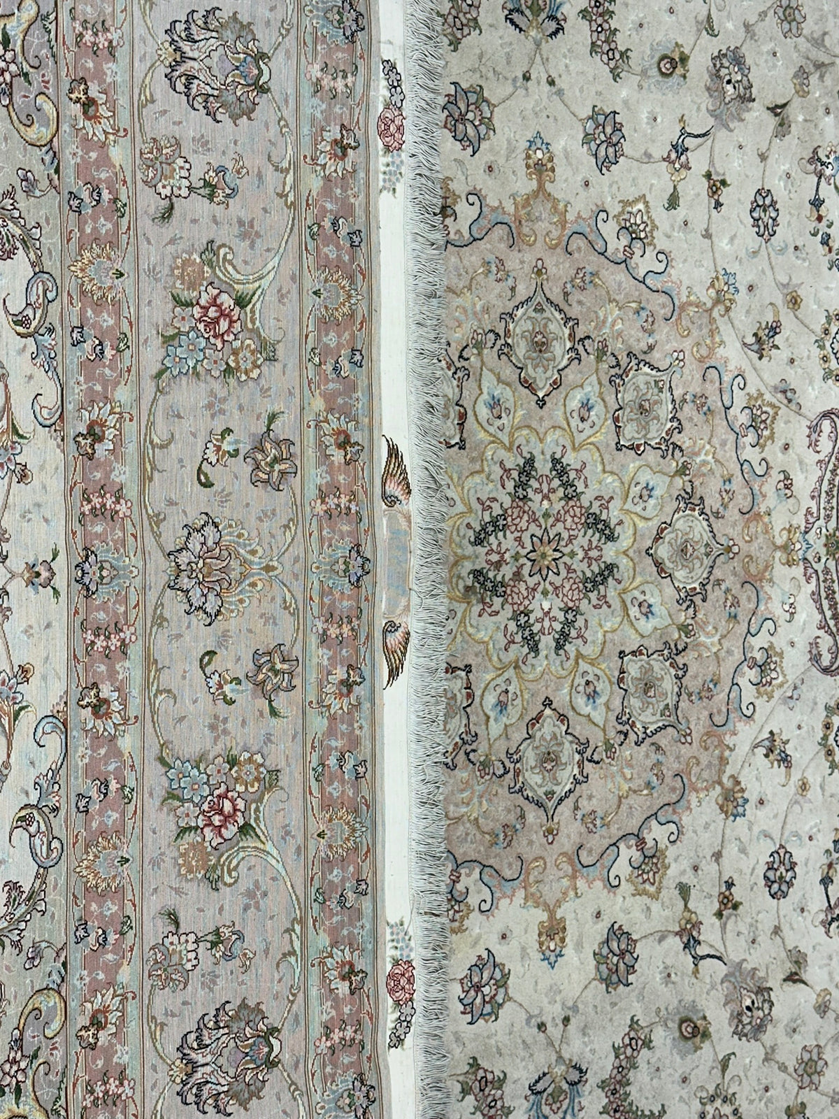 Orientteppich handgeknüpft Täbriz 355x255 cm