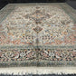 Orientteppich handgeknüpft Kaschmir Seide 305x201 cm