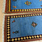 Orientteppich handgeknüpft Indian Gabbeh Paar 120x63 cm