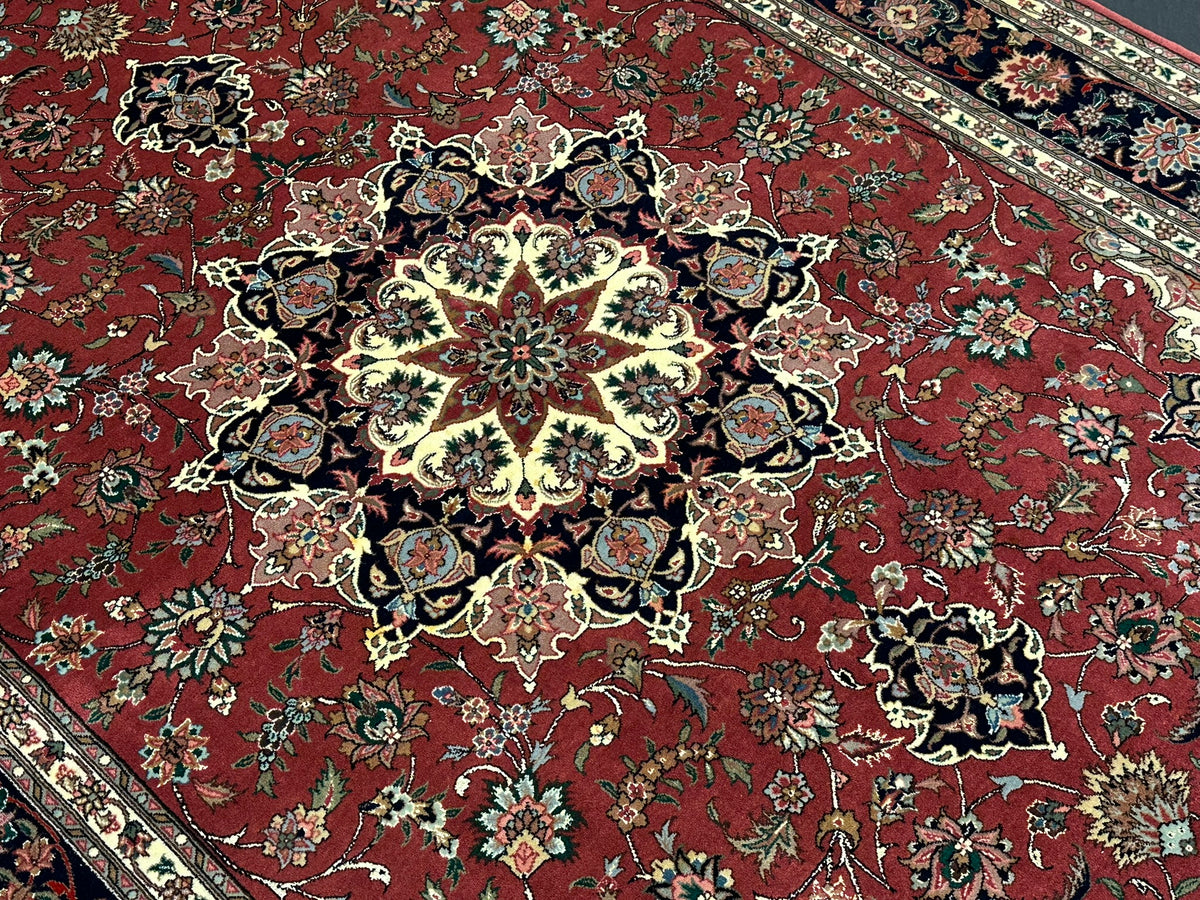 Orientteppich handgeknüpft Täbriz 245x170 cm