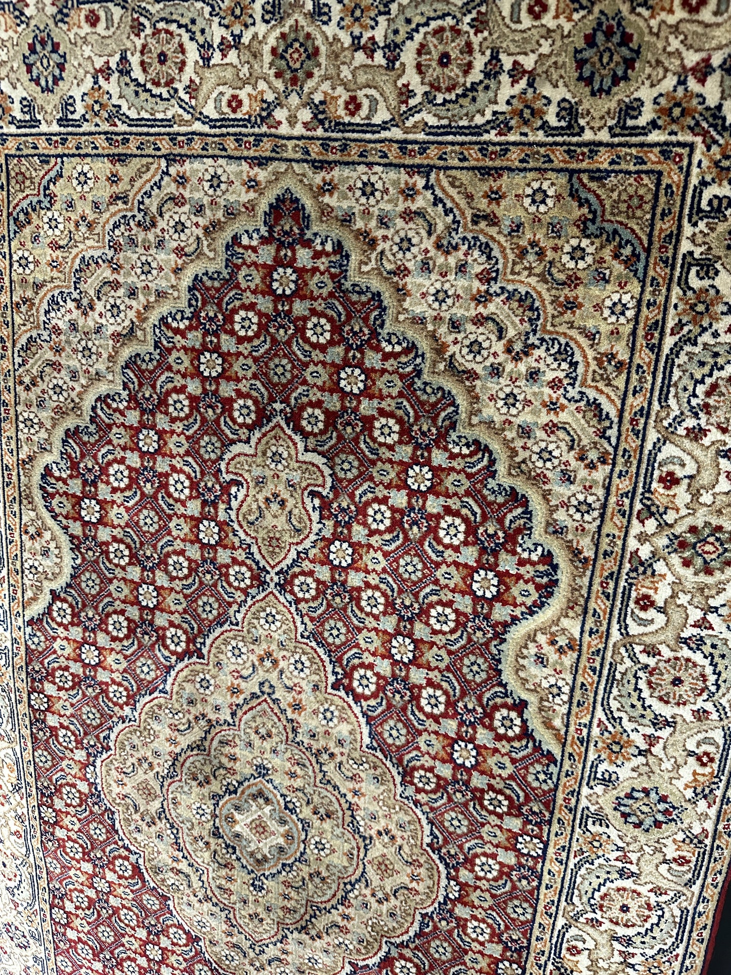 Handgeknüpfter Perser Orientteppich Täbriz 50er mit Seide 245x81 cm