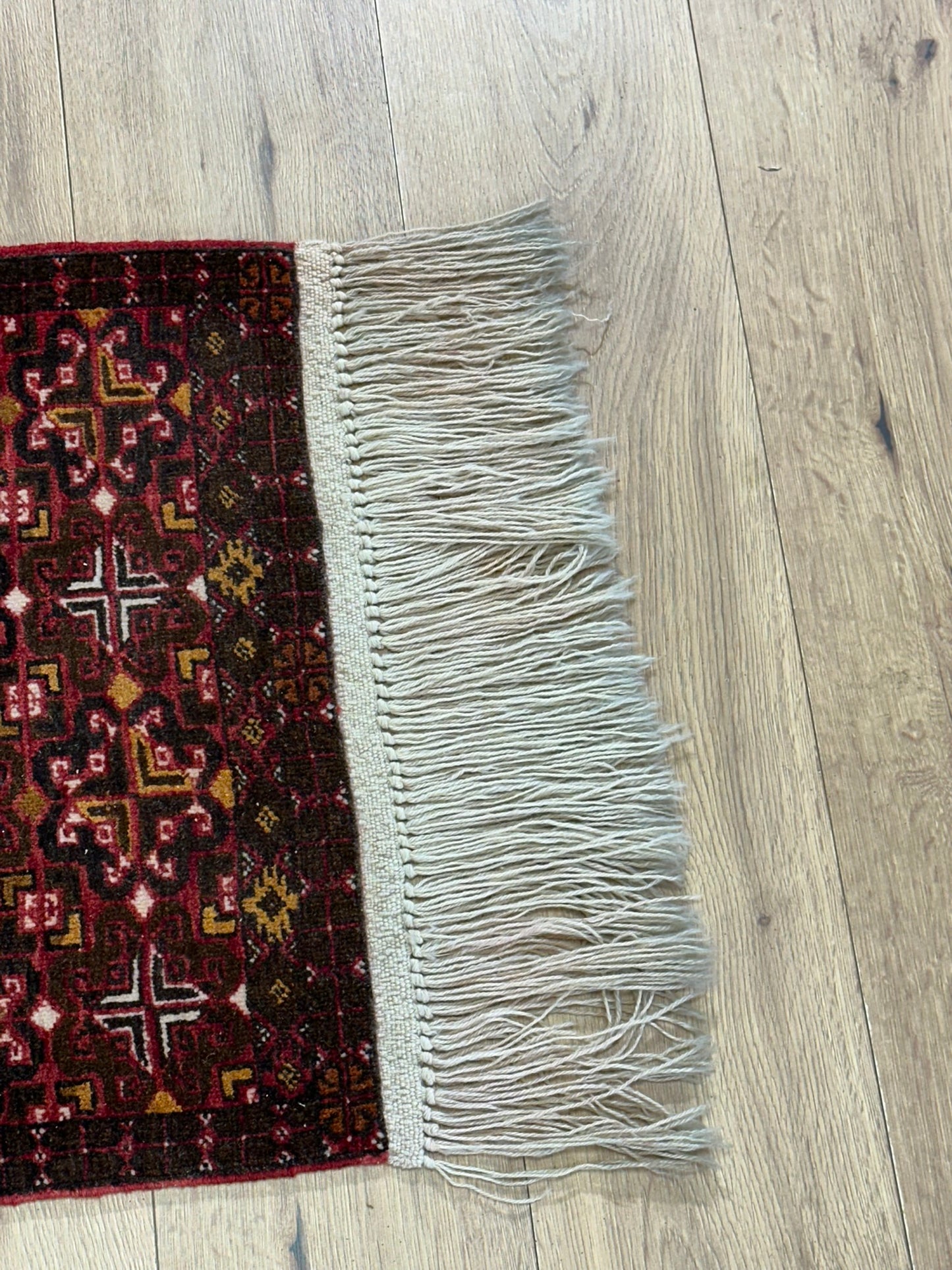 Orientteppich handgeknüpft Mauri Gebetsteppich 105x55 cm