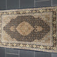 Handgeknüpfter Perser Orientteppich Täbriz Teppich 50er mit Seide 127x81 cm