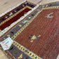 Orientteppich handgeknüpft Indian Gabbeh 120x65 cm