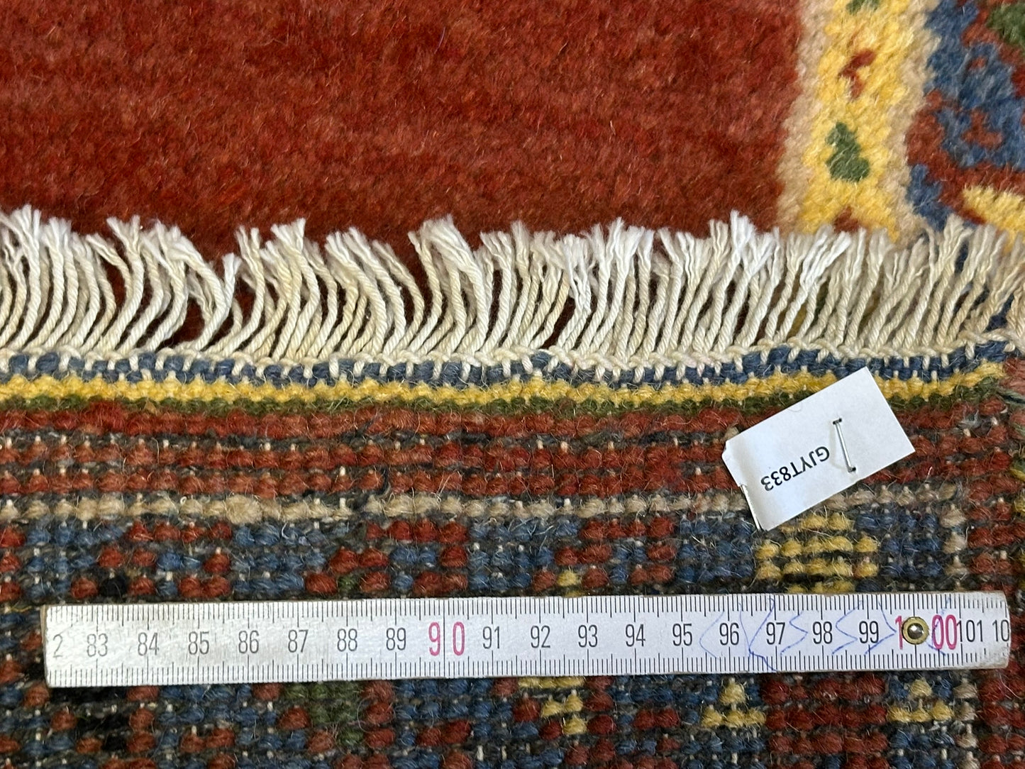 Orientteppich handgeknüpft Indian Gabbeh 120x65 cm