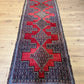 Orientteppich handgeknüpft Senneh Bidjar Läufer 300x90 cm