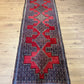 Orientteppich handgeknüpft Senneh Bidjar Läufer 300x90 cm