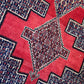 Orientteppich handgeknüpft Senneh Bidjar Läufer 300x90 cm
