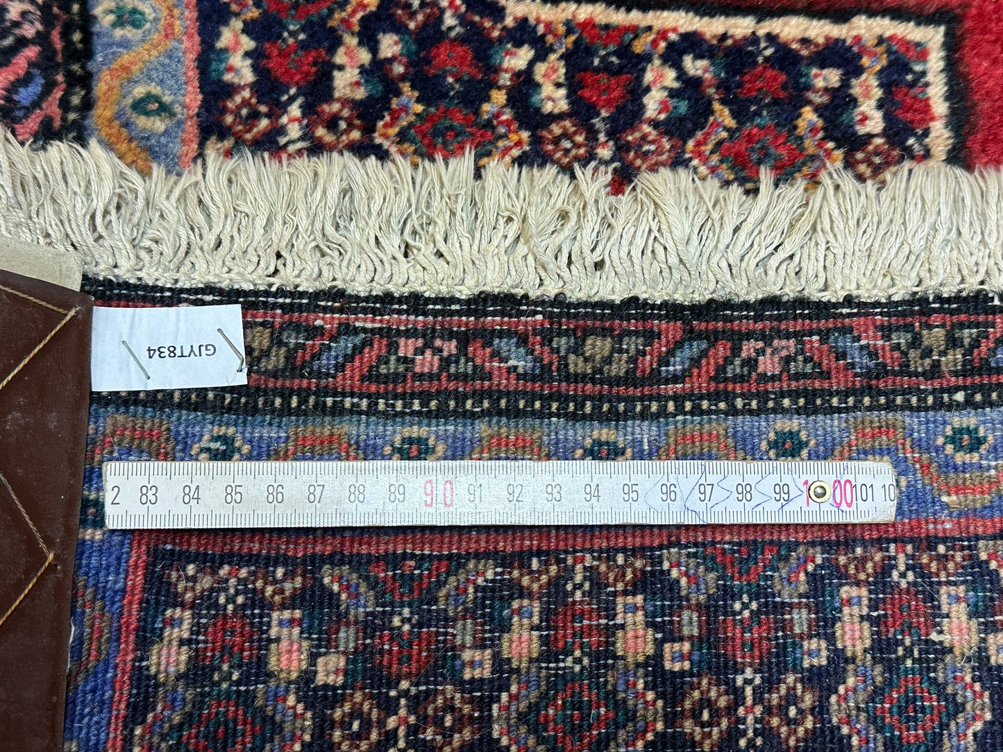 Orientteppich handgeknüpft Senneh Bidjar Läufer 300x90 cm