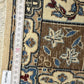 Orientteppich handgeknüpft Nain mit Seide 270x170 cm