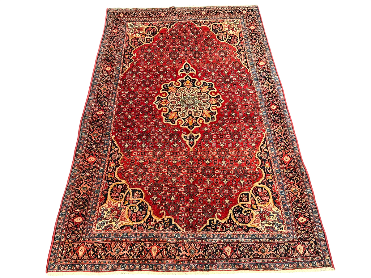 Orientteppich handgeknüpft Bidjar 222x140 cm