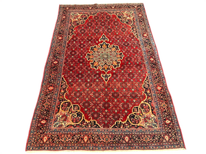Orientteppich handgeknüpft Bidjar 222x140 cm
