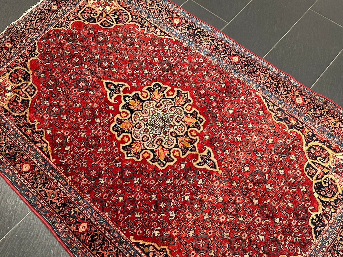 Orientteppich handgeknüpft Bidjar 222x140 cm