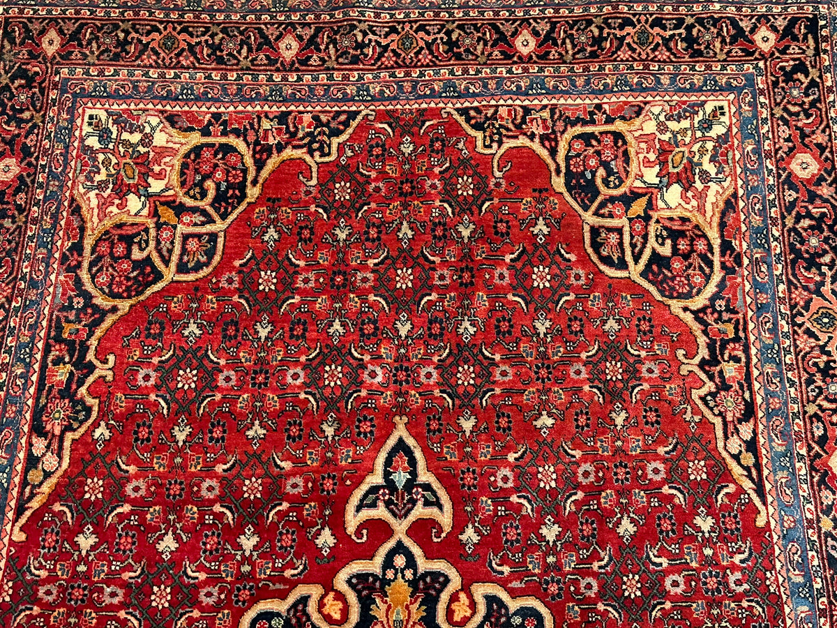 Orientteppich handgeknüpft Bidjar 222x140 cm