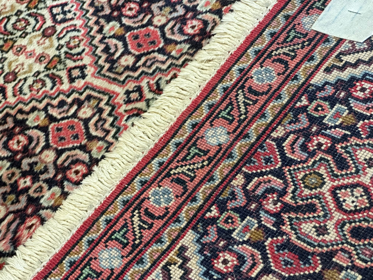 Orientteppich handgeknüpft Senneh Bidjar Läufer 285x50 cm