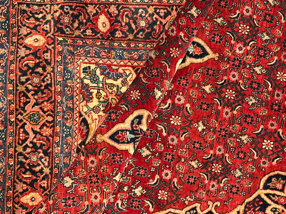 Orientteppich handgeknüpft Bidjar 222x140 cm