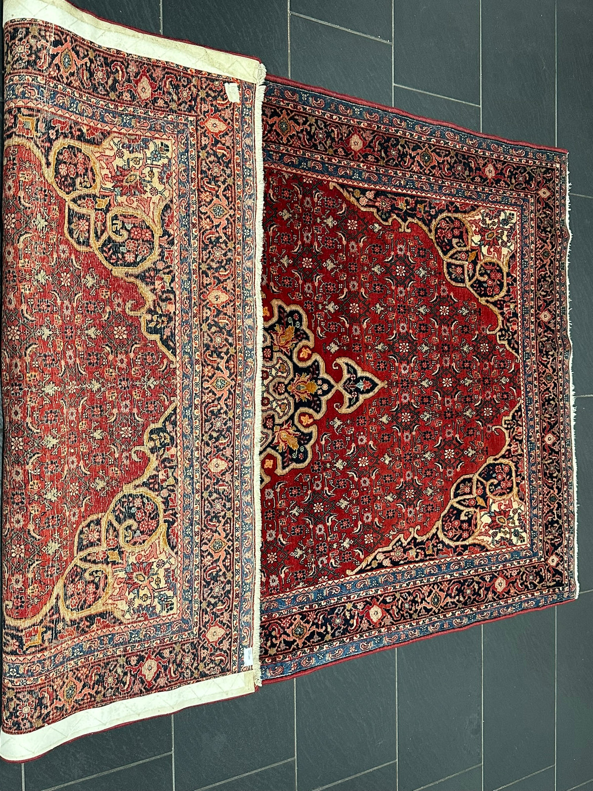 Orientteppich handgeknüpft Bidjar 222x140 cm