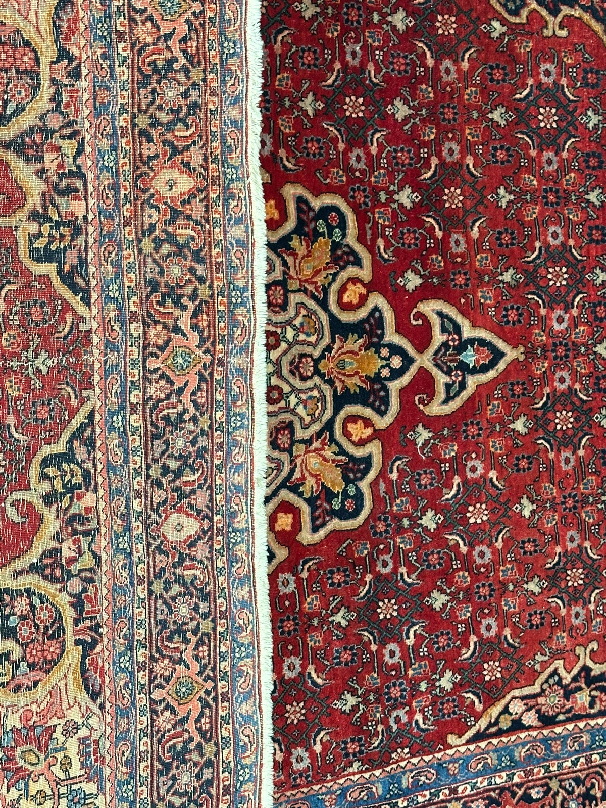 Orientteppich handgeknüpft Bidjar 222x140 cm