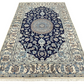 Orientteppich handgeknüpft Nain mit Seide 310x200 cm
