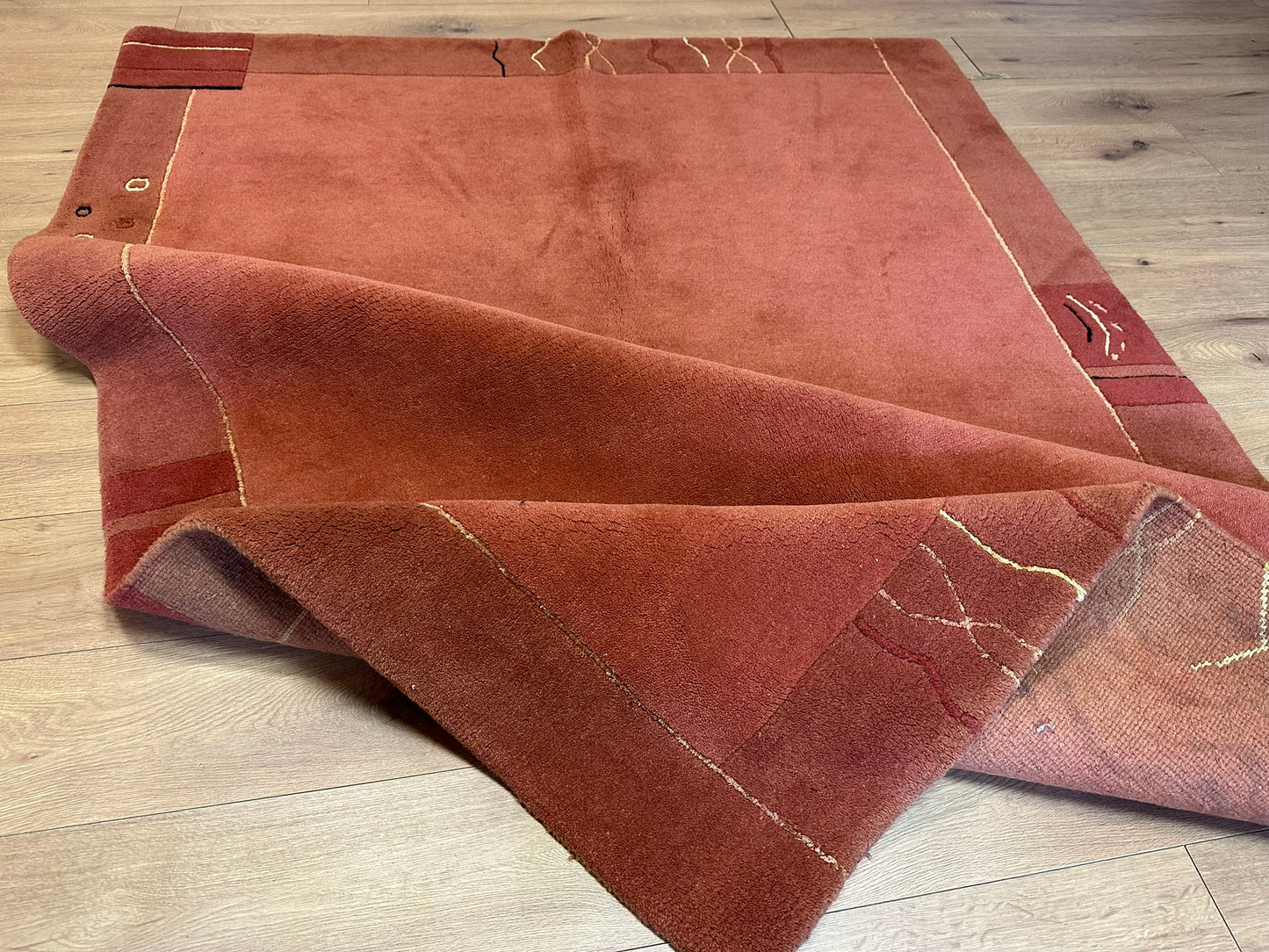 Orientteppich handgeknüpft Indian Gabbeh 240x170 cm