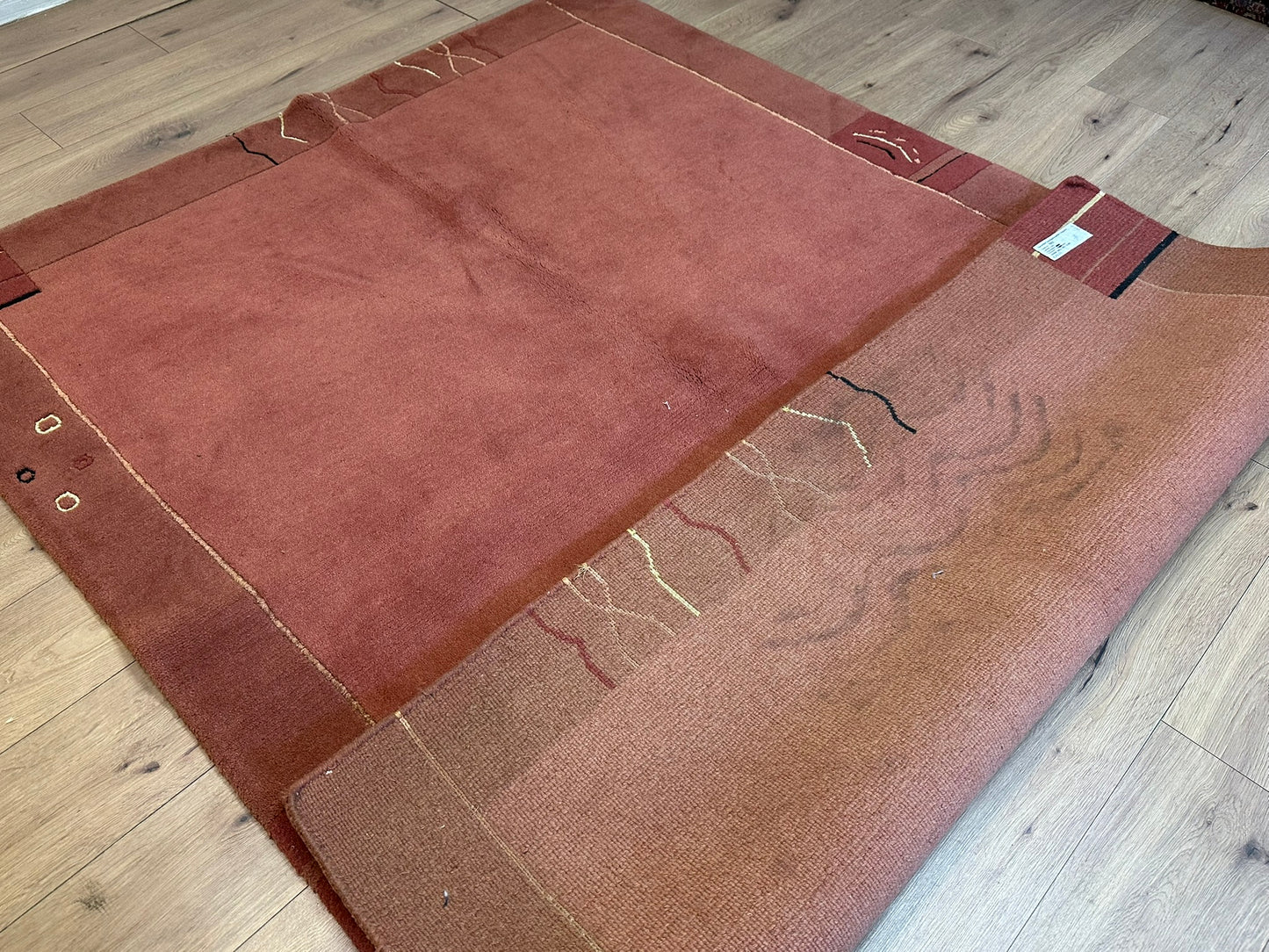 Orientteppich handgeknüpft Indian Gabbeh 240x170 cm