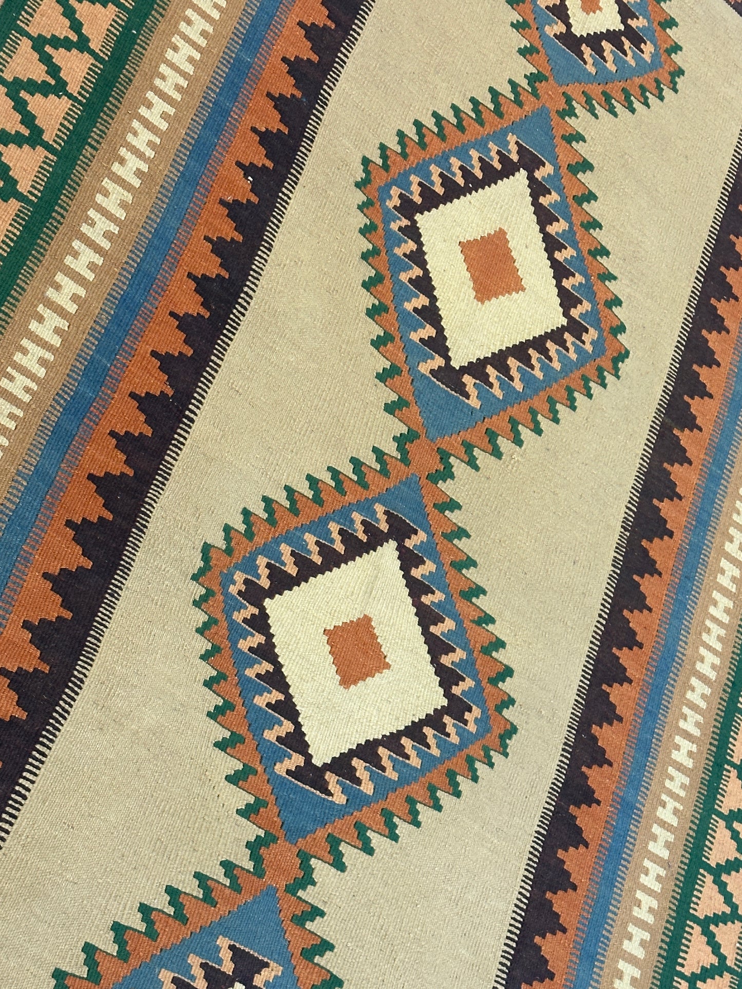 Handgeknüpfter Perser Gaschgai Kelim Orientteppich -170x105 cm