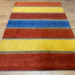 Orientteppich handgeknüpft Indian Gabbeh Streifendesign 180x125 cm