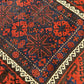 Antiker Handgeknüpfter Perser Orientteppich Belutsch Teppich - 180x107 cm