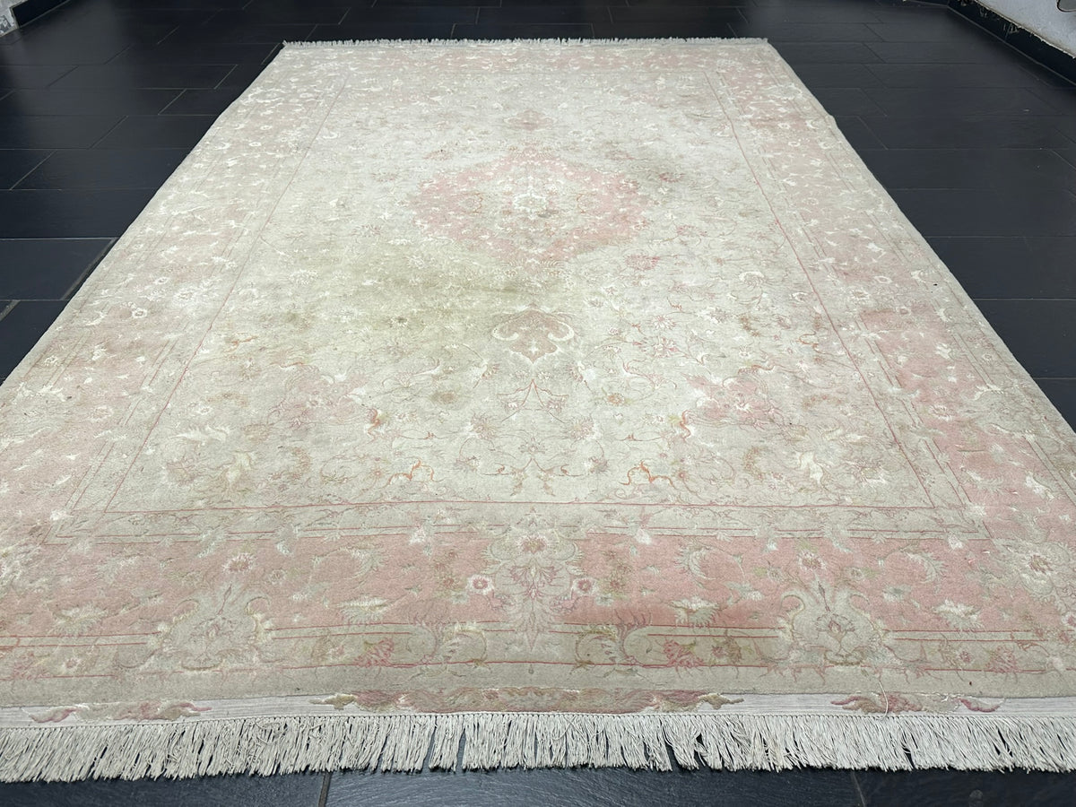 Orientteppich handgeknüpft Täbriz 315x200 cm