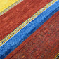 Orientteppich handgeknüpft Indian Gabbeh Streifendesign 180x125 cm