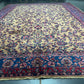 Antik Orientteppich handgeknüpft Keschan RE-Import  350x280 cm