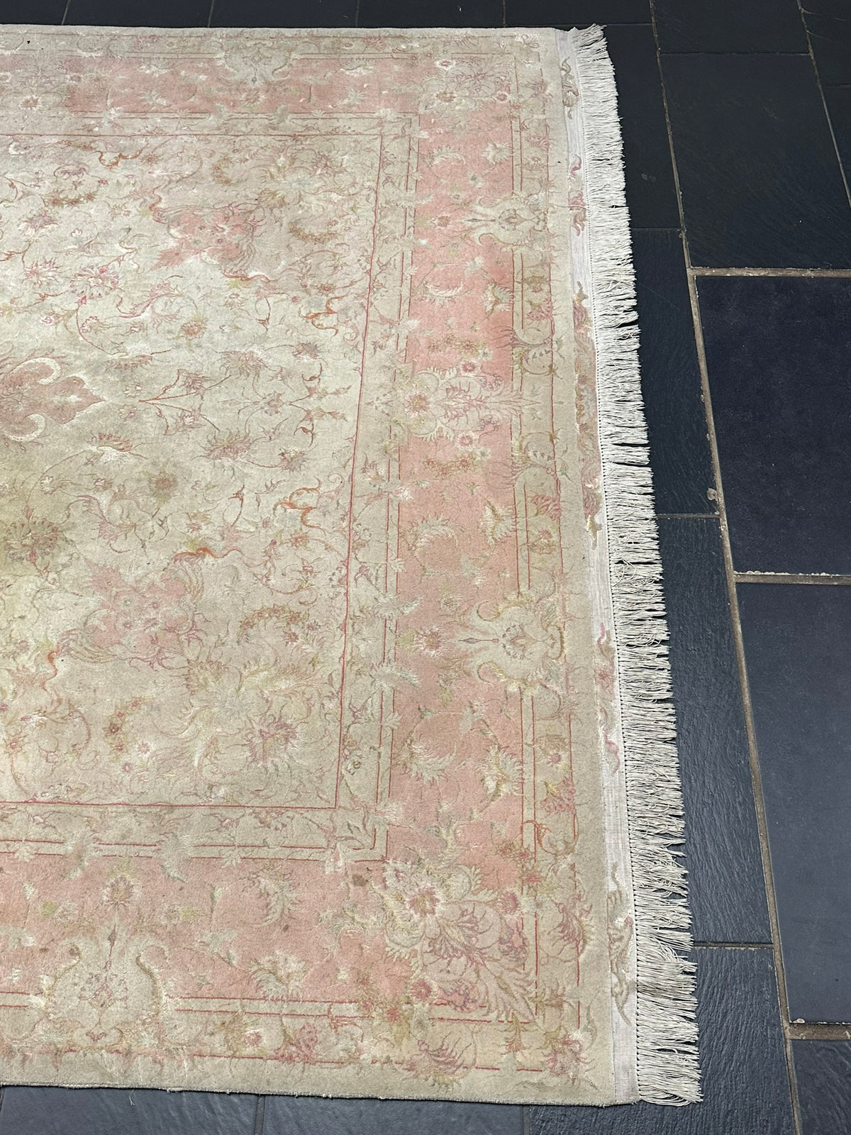 Orientteppich handgeknüpft Täbriz 315x200 cm