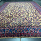 Antik Orientteppich handgeknüpft Keschan RE-Import  350x280 cm
