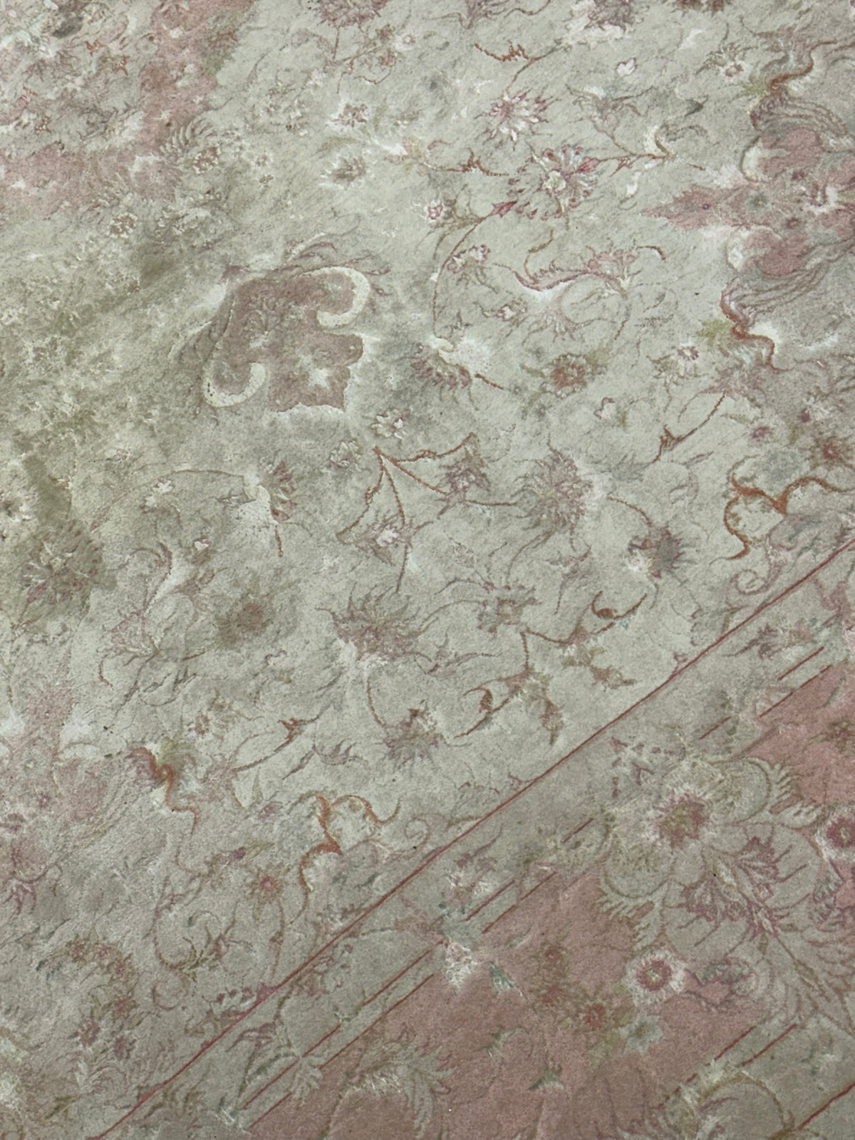 Orientteppich handgeknüpft Täbriz 315x200 cm
