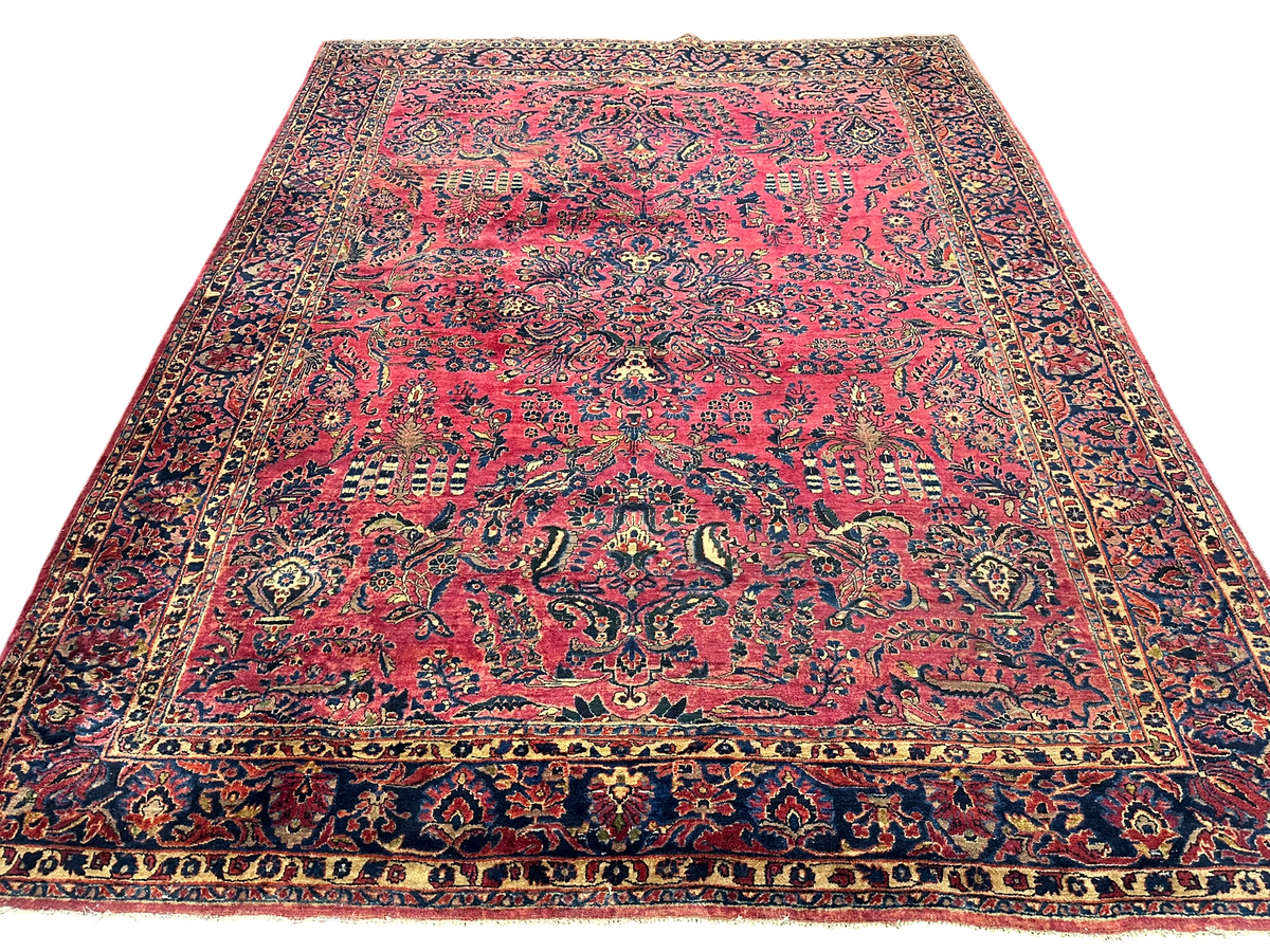 Orientteppich handgeknüpft US Sarough 360x285 cm