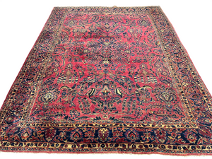 Orientteppich handgeknüpft US Sarough 360x285 cm