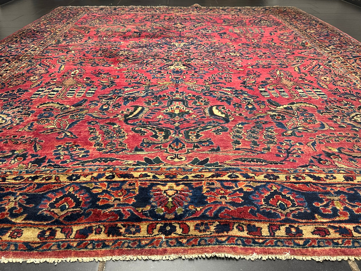 Orientteppich handgeknüpft US Sarough 360x285 cm